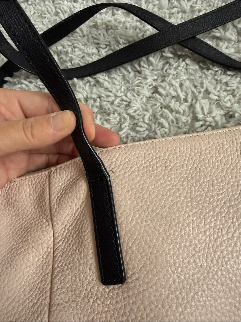 Pink Kate Spade Tote Bag Cow Leather